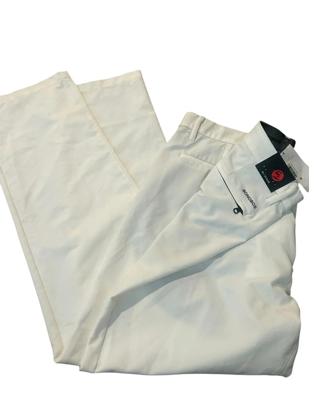 Bonobos White Stretch Chinos 38 x 30